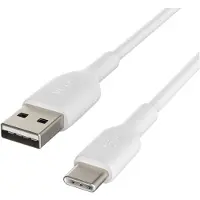 Belkin USB-kabel USB-A Male USB-C Male 0,15 m Wit