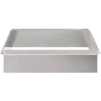 vidaXL Slakkenhekken 8 st 100 x 3,5 x 25 cm Roestvrij staal Zilver