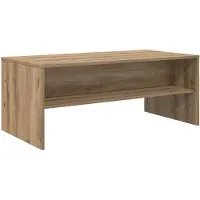 vidaXL Salontafel Artisan Eiken 100 x 50 x 40 cm Bewerkt hout