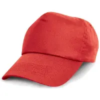 Result Junior Cotton Cap RH05J - Red - One size