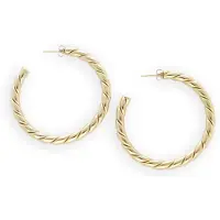 Notre-V Dames Sieraden X Florine - Bailar Hoops - Goudkleurig - Maat ONESIZE