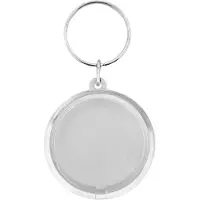 Combicraft Plexiglas sleutelhanger blanco cirkel klein Ø43mm - 25 stuks
