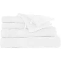 Tiseco HOME STUDIO - Gastendoek RIVA - SET/10 - 100% katoen - 450 g/m² - 100% katoen - superzacht en zeer absorberend - 30x50 cm - Wit