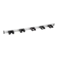 TOOLFLEX H-01 - Aluminium Gereedschapsrail 90cm - 5 Houders - Grijs