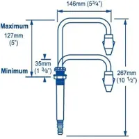 PLASTIMO Tele Water Tap Zilver