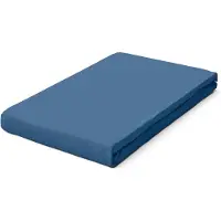 Schlafgut Pure Jersey Hoeslaken S - 90x190 - 100x220 615 Blue Mid