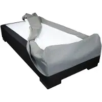 Slaaploods.nl Boxspring Hoes - 120 x 200 cm - Hoogte 30 cm - Grijs I91