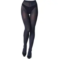Bellivalini Dames Panty - 100 DEN - Medium gloss - Katoen - BLV-GI-1116 - Donkerblauw - S