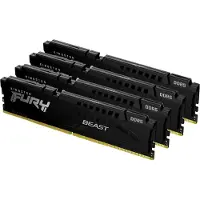 Kingston Technology FURY Beast 64GB 6000MT/s DDR5 CL40 DIMM (Set van 4) Zwart XMP
