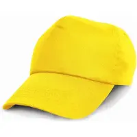 Result Junior Cotton Cap RH05J - Yellow - One size