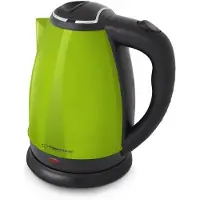 Esperanza Waterkoker EKK113G Zwart Groen plástico,acero inoxidable 1800 W 1,8 L