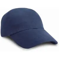 Result Junior Heavy Brushed Cotton Cap RH24J - Navy - One size