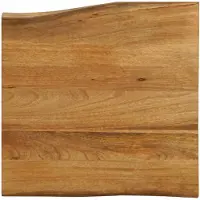vidaXL Tafelblad met natuurlijke rand 60x60x2,5 cm massief mangohout