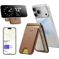 ESR Geo Magnetic Wallet Stand Wallet Apple Bruin Met standfunctie, Met magneetmodule