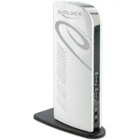 DeLOCK USB Docking Station Dual HDMI Full-HD / USB 3.2 / LAN / Audio