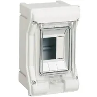 Hager VE103SN VE103SN Kleine verdeelkast Opbouw (op muur) Aantal rijen: 1 Inhoud: 1 stuk(s)