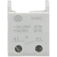 ABB Hulpschakelaar Aantal rijen 1 Grijs 2 A 1x NO 230 V 2CDS200970R0032