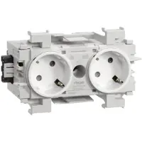 Hager Tehalit Stopcontact voor Accessoires voor elektroplintsysteem Wit 1 stuk(s)