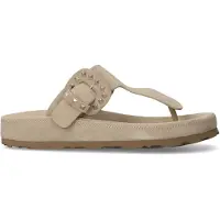 Stefano lauran Dames Slippers Dk5668 - Beige - Maat 42