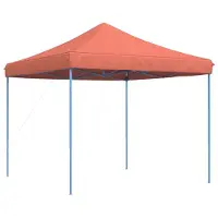 vidaXL Partytent inklapbaar pop-up 292x292x315 cm terracotta