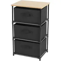 Urban Living "LE KUBE" REK MET 3 LADES 39 × 30 × H68 CM