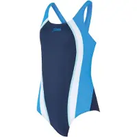 Zoggs Toronto Flyback Swimsuit Blauw 10-11 Years Meisje