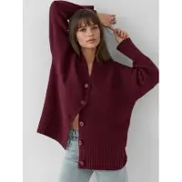 Hiccups for Kids Dikke V-hals Gebreide Cardigan