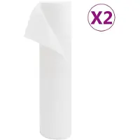 vidaXL Vliesdoek voor planten 2 rollen 70 g/m² 50x1,6 m