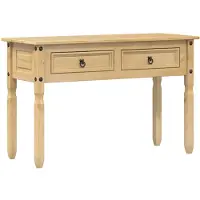 vidaXL Wandtafel Corona 115x46x73 cm massief grenenhout
