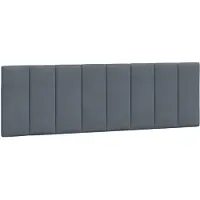 vidaXL Hoofdbordkussen "Hanko" 160 cm fluweel donkergrijs