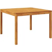 DKD Home Decor Tuintafel 110x110x75 cm massief acaciahout