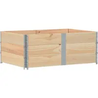 vidaXL Plantenbak 150x100 cm massief grenenhout