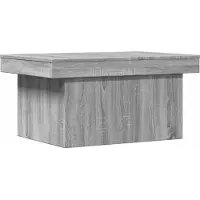 vidaXL Salontafel 100x55x40 cm bewerkt hout grijs sonoma eikenkleurig
