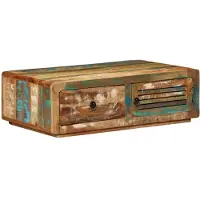 vidaXL Salontafel 89x55x29 cm massief gerecycled hout