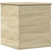 vidaXL Opbergbox 40x42x46 cm bewerkt hout sonoma eikenkleurig
