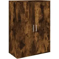 vidaXL Dressoir 60x31x84 cm bewerkt hout gerookt eikenkleurig