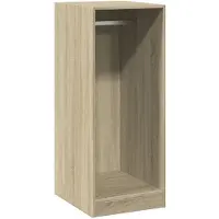 vidaXL Kledingkast 48x41x102 cm bewerkt hout sonoma eikenkleurig