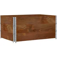 vidaXL Plantenbak 120x80 cm massief grenenhout bruin