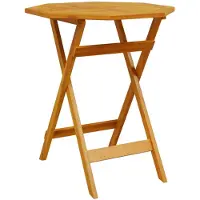 vidaXL Tuintafel inklapbaar Ø70x75 cm massief acaciahout