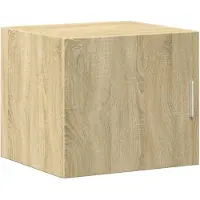 vidaXL Wandkast 45x42,5x40 cm bewerkt hout sonoma eikenkleurig