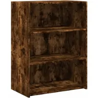vidaXL Dressoir, gerookt eikenfineer, 70x41x93 cm, houtvezelplaat