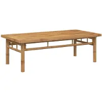 vidaXL Salontafel 110x55x35 cm bamboe