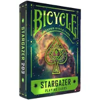 Bicycle Stargazer 203 - Premium Speelkaarten - Handgetekende ontwerpen - Groen folie