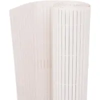 vidaXL Clôture de jardin Double face 150 x 300 cm Blanc