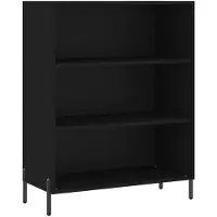 vidaXL vidaXLSchappenkast 69,5x32,5x90 cm bewerkt hout zwart