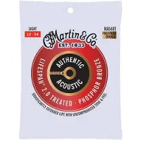 Martin strings MA540T LifeSpan 2.0 Phosphor Bronze Light Strings 12-54