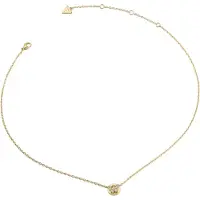 GUESS halsketting Borboleta 16-18" Coin Necklace Yellow Gold goudkleurig