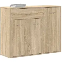 vidaXL Dressoir ambachtelijk spaanplaat hout ambachtelijk eikenkleurig