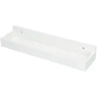 Duraline Foto Wandplank Wit Lak 6x40x10cm