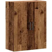vidaXL Wandkast 69,5x34x90 cm oud houtkleurig